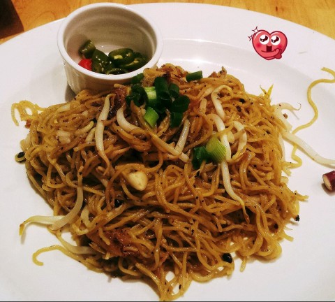 bean sprouts tasted weird, apart from that it's good