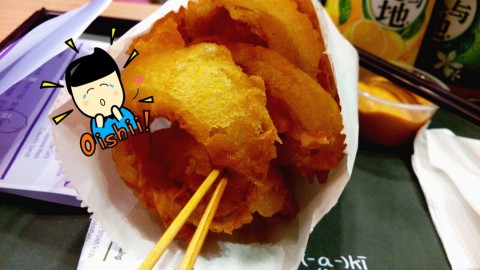 Satisfyingly crispy tempura onion rings! #dontsayibojio