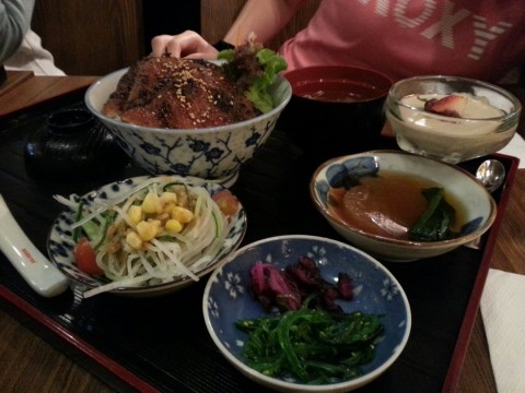 Japanese vegetarian style bento set