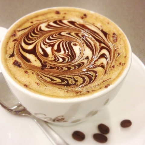 Beautiful latte art