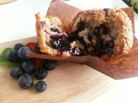A Normal Blueberry Muffin with Unforgetable Taste. Yummilicous to max!