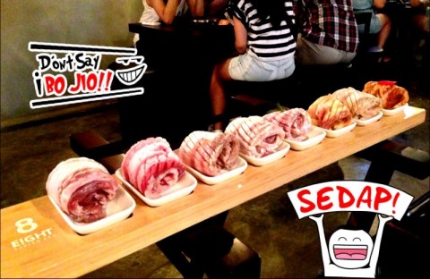 At 8 Korean, we had 8 Flavor Meat!!