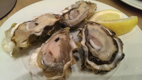 Fresh cold oysters, what's not to love?