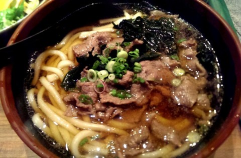Generous slices of tasty beef with udon, this is my comfort food :) 