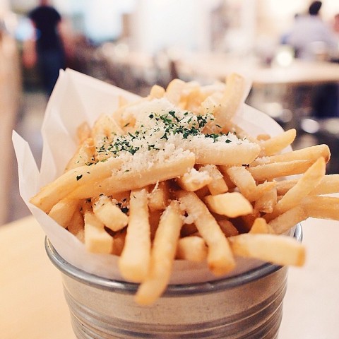 If there are truffle fries on the menu, consider it ordered.