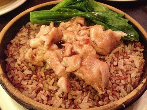 Healthier choice - get brown rice instead!