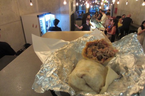 this chicken burrito is yours for $12.45