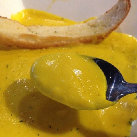 Totally love the thick and creamy soup ! Wholesome and sweet !