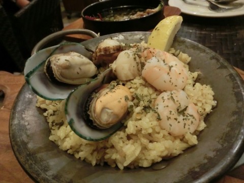 seafood rice platter. .. 