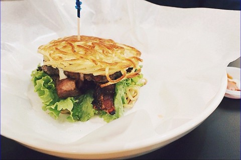 Noodles were really springy and went well with the BBQ sauce. A much better ramen burger experience! 