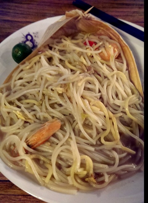 Smooth noodles cooked in tasty seafood broth.. :))