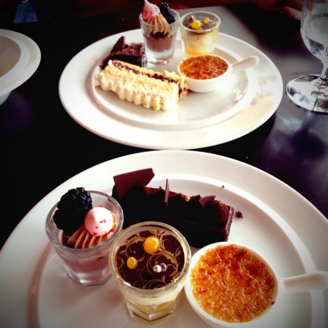 Assorted desserts from the semi buffet lunch !