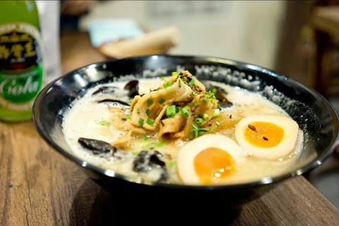 Take a sip of the luxuriously rich tonkotsu broth and let out a satisfied sigh. This is ramen heaven