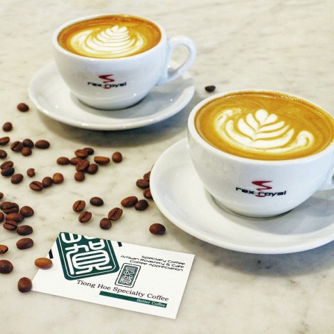 the latte is specially made by Batista (TAC Coffee) and it is by tipping system when u order