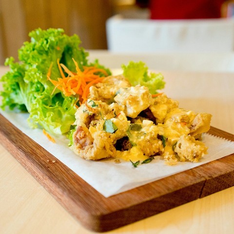 Salted Egg Calamari. Can't taste much of the salted eggyness