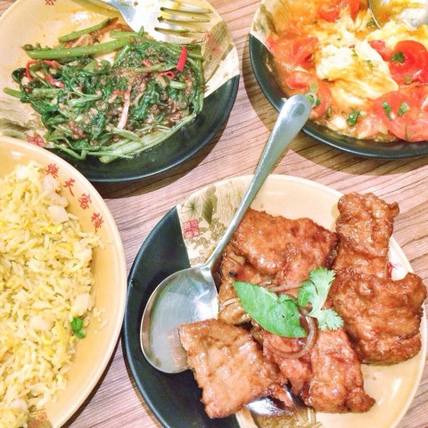 Chinese dishes cooked with super delish sauces - we like it this way!