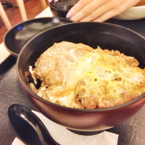 Though slightly pricy, I enjoyed this katsu don for the rather tender pork drenched with eggs, onion & soy sauce!