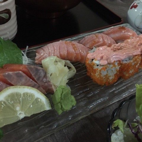 The taste is great when try out the first piece. The salmon is thick with quality freshness. I got to know this restaurant from a friend who posted in Facebook as the food look delicious ;)