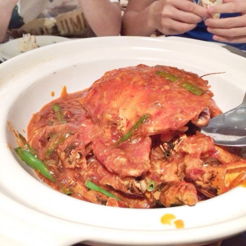 We asked for it to be less spicy and it came with an overly tangy tomato sour-ish sauce. Not impressive!