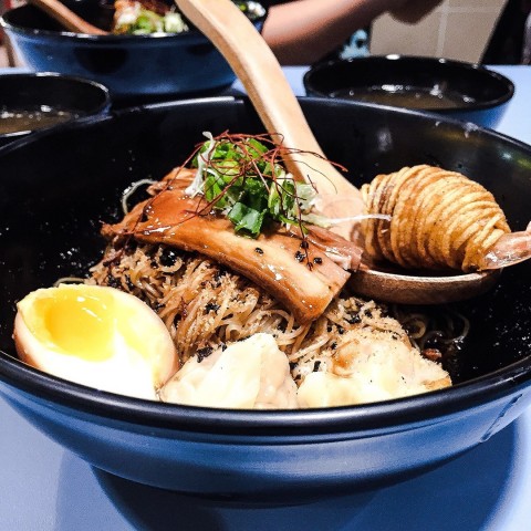 A nicely prepared ramen in sg style 