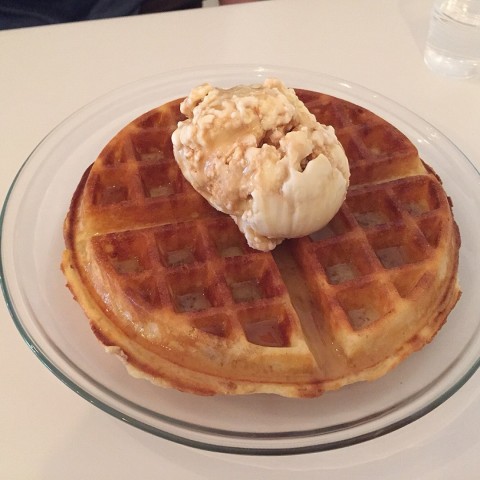 New cafe with super nice service + of cos the ice cream is great combination with the waffle!!