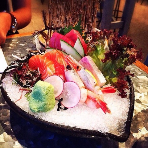 The top grade & fresh sashimi~ Muack!!