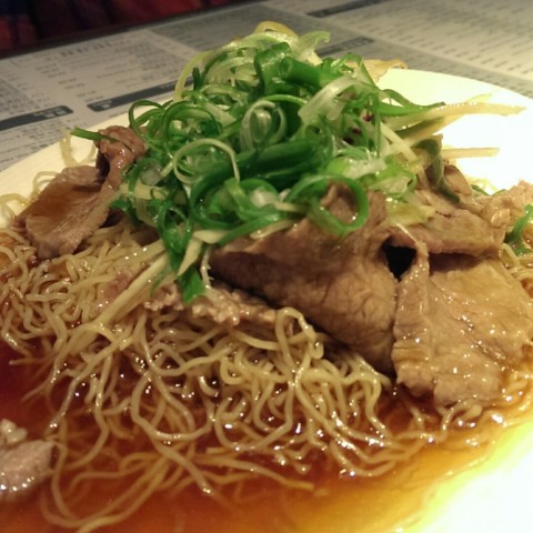 Loved this! Noodles had a nice bite to it & the beef slices were smooth & tender. Super yummy :)