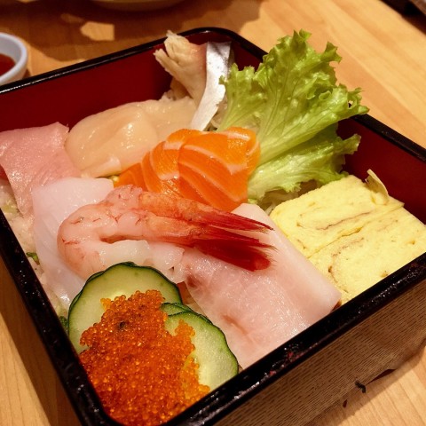 Fresh sashimi! 